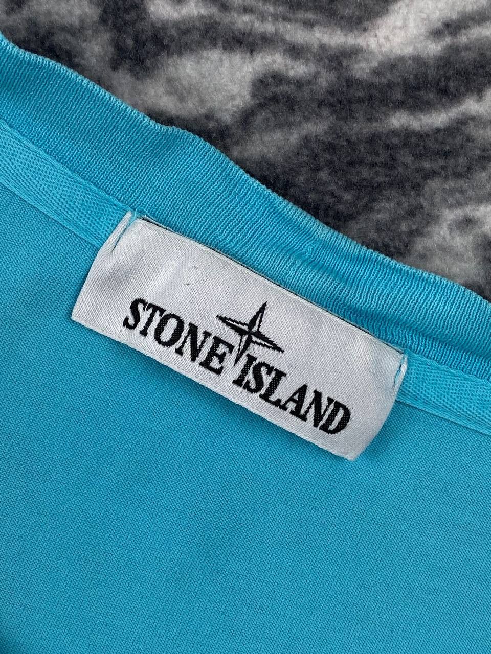 Stone Island Stone Island Patch Program T-Shirt Men Size 2XL Blue Size US XXL / EU 58 / 5 - 6 Thumbnail