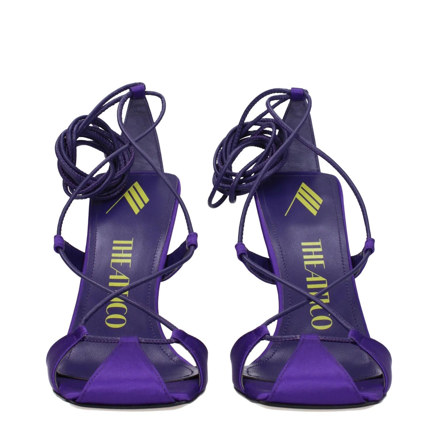 The Attico ob1o1e1224 Fabric Sandals in Violet Size US 9.5 / IT 39.5 - 3 Thumbnail