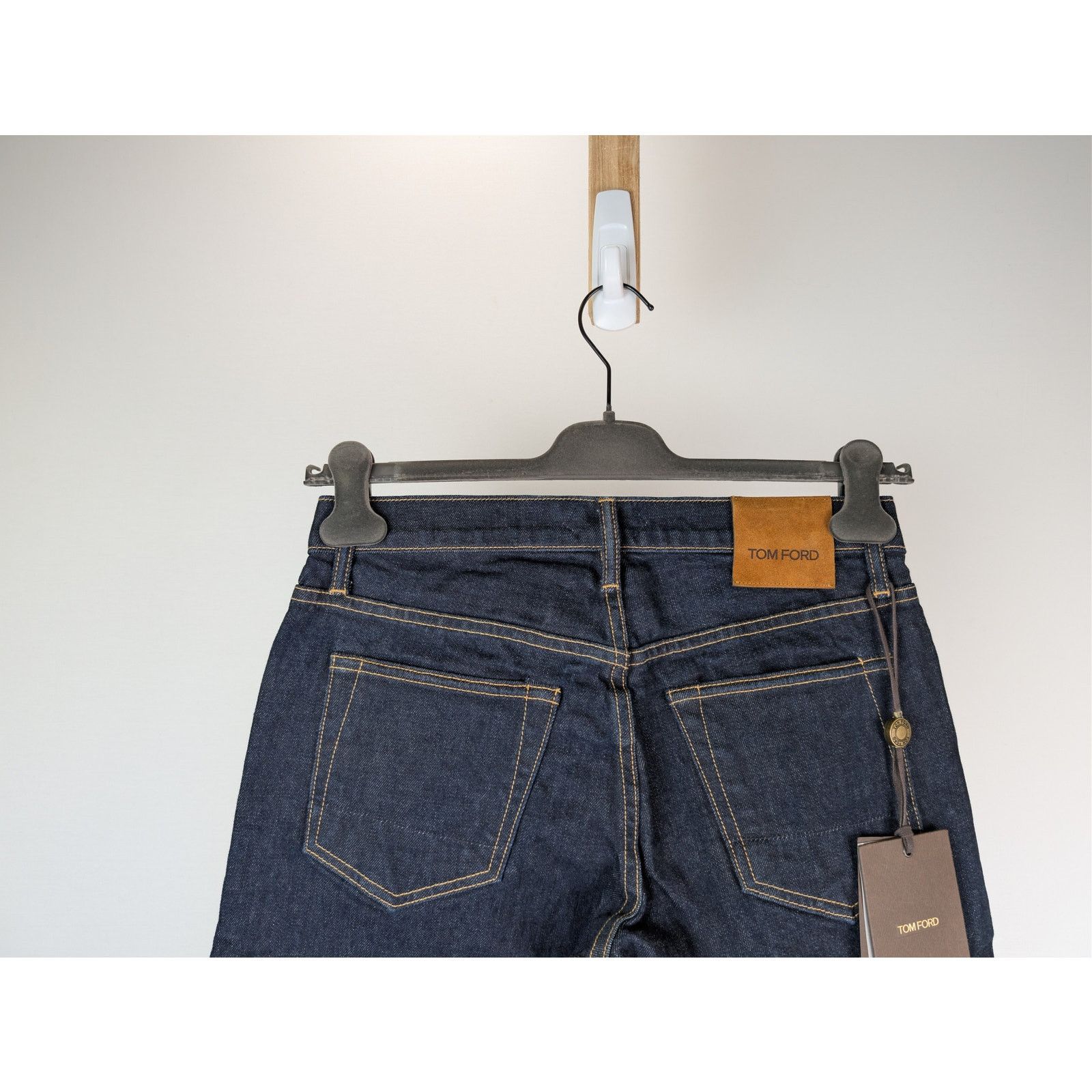 Tom Ford o1rshd1 Straight Denim Jeans in Indigo Blue Size US 40 / EU 56 - 13 Thumbnail