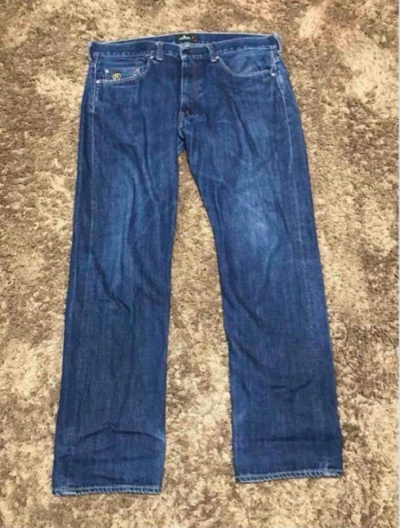 Bape A Bathing Ape Embroidered Denim Pants Ape Logo Size L Size US 32 / EU 48 - 3 Thumbnail