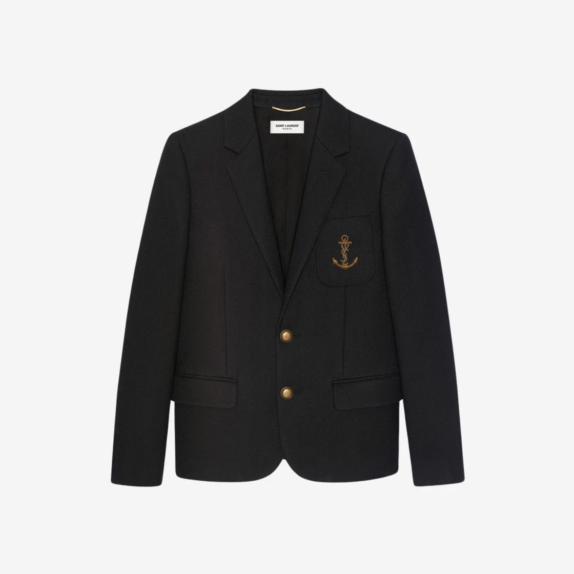 Saint Laurent Paris o1s1wg110125 649550 Embroidered Cassandre Anchor Jacket Size XS / US 0-2 / IT 36-38 - 1 Thumbnail