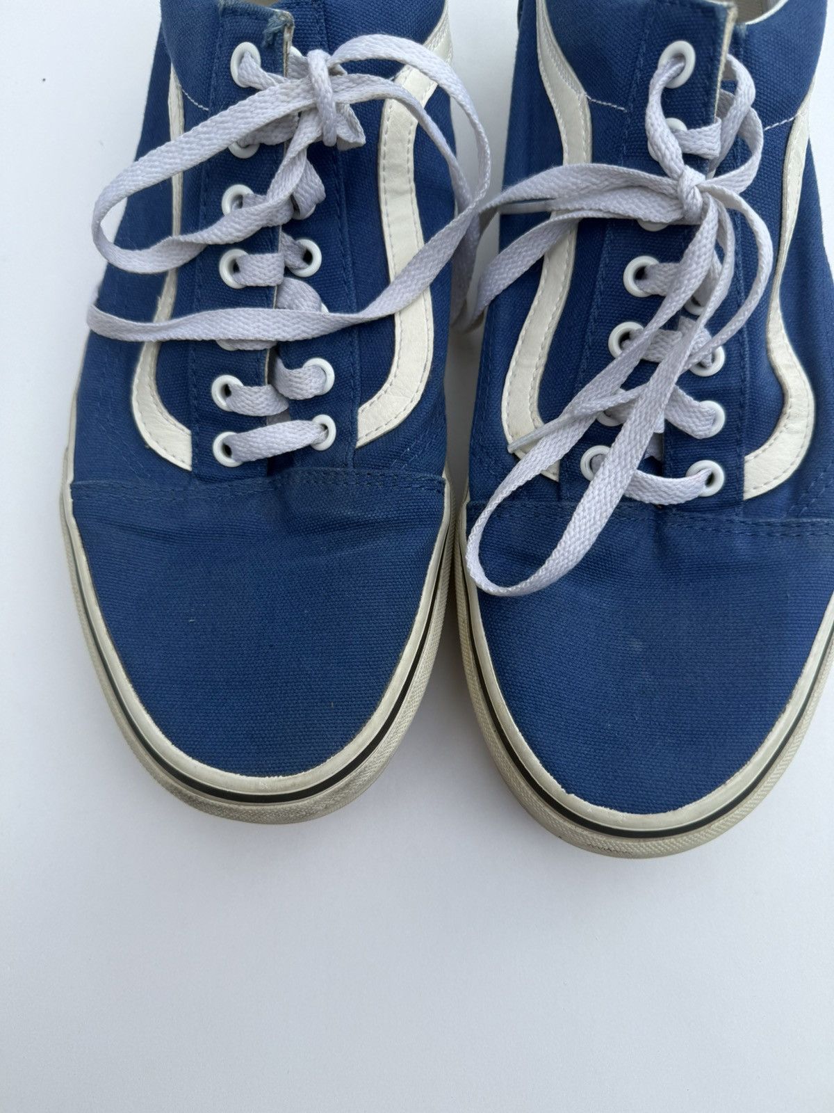 Vans Vans Old Skool Low Top Sneakers Blue White Men’s Size 12 Size US 12 / EU 45 - 9 Thumbnail