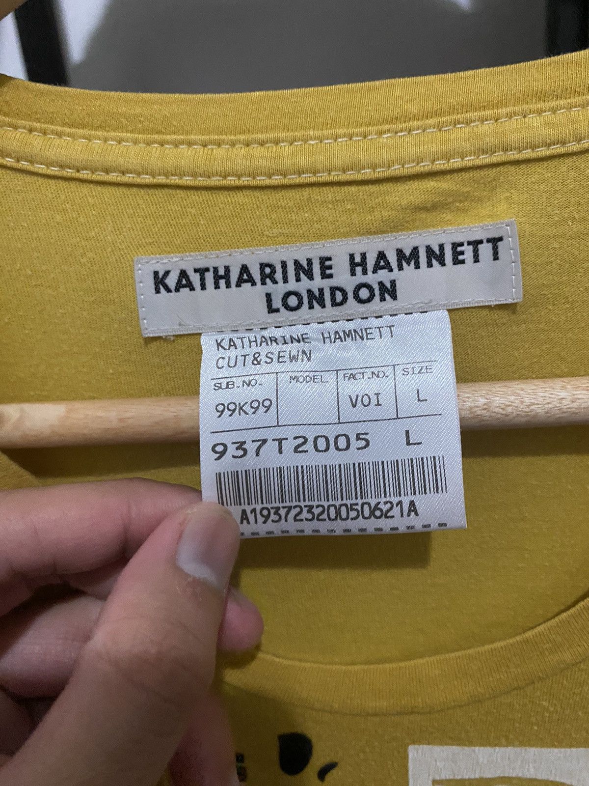 Katharine Hamnett London Katharine Hamnett London Cut & Sewn Were Not All Saints Size US L / EU 52-54 / 3 - 3 Thumbnail