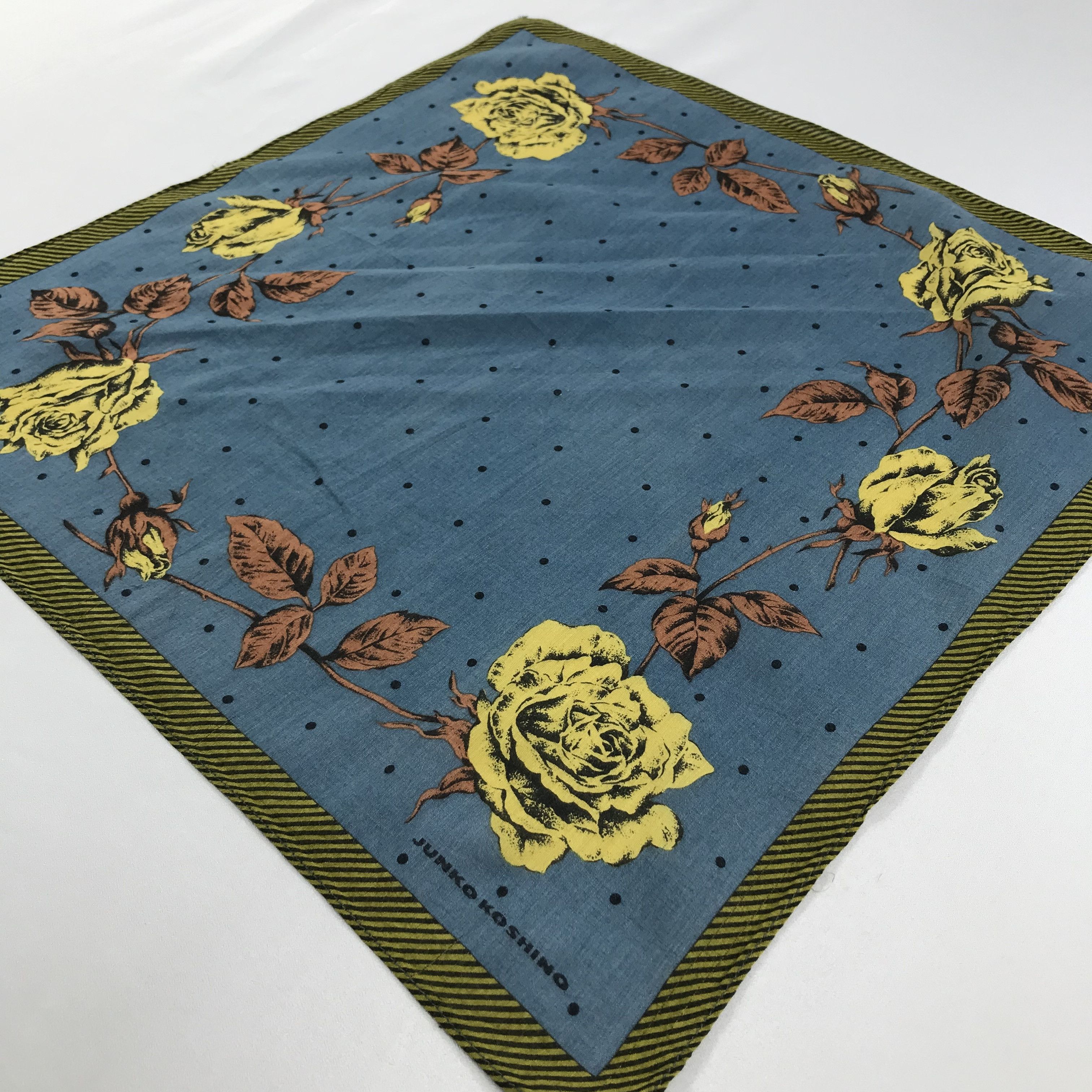 Mr. Junko × Vintage Junko Koshino Bandana / Handkerchief / Neckerchief - S1941 Size ONE SIZE - 2 Thumbnail