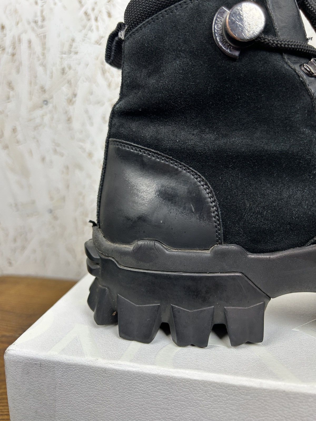 Moncler Moncler Helis Ankle Hiking Boots Black Size 40 Size US 10 / IT 40 - 6 Thumbnail