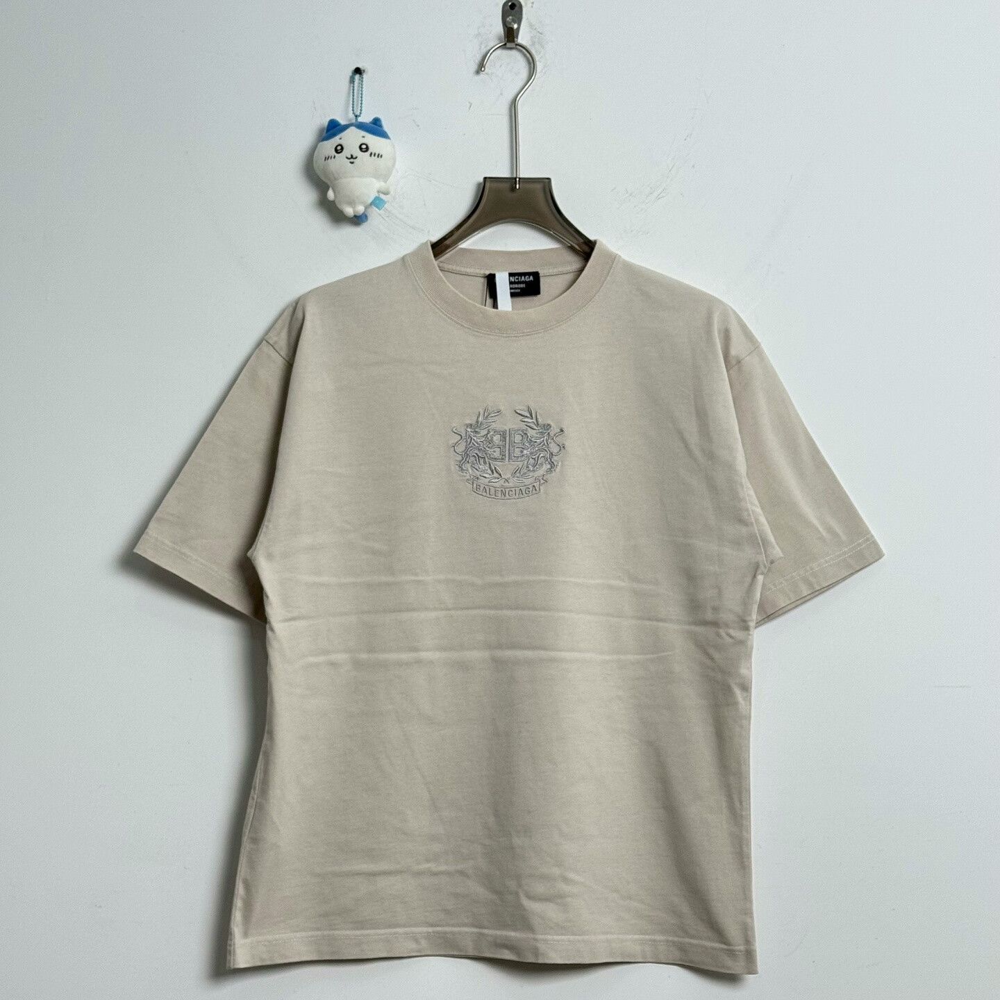 Balenciaga Balenciaga Embroidered Logo T-Shirt XS Size US XS / EU 42 / 0 - 1 Thumbnail