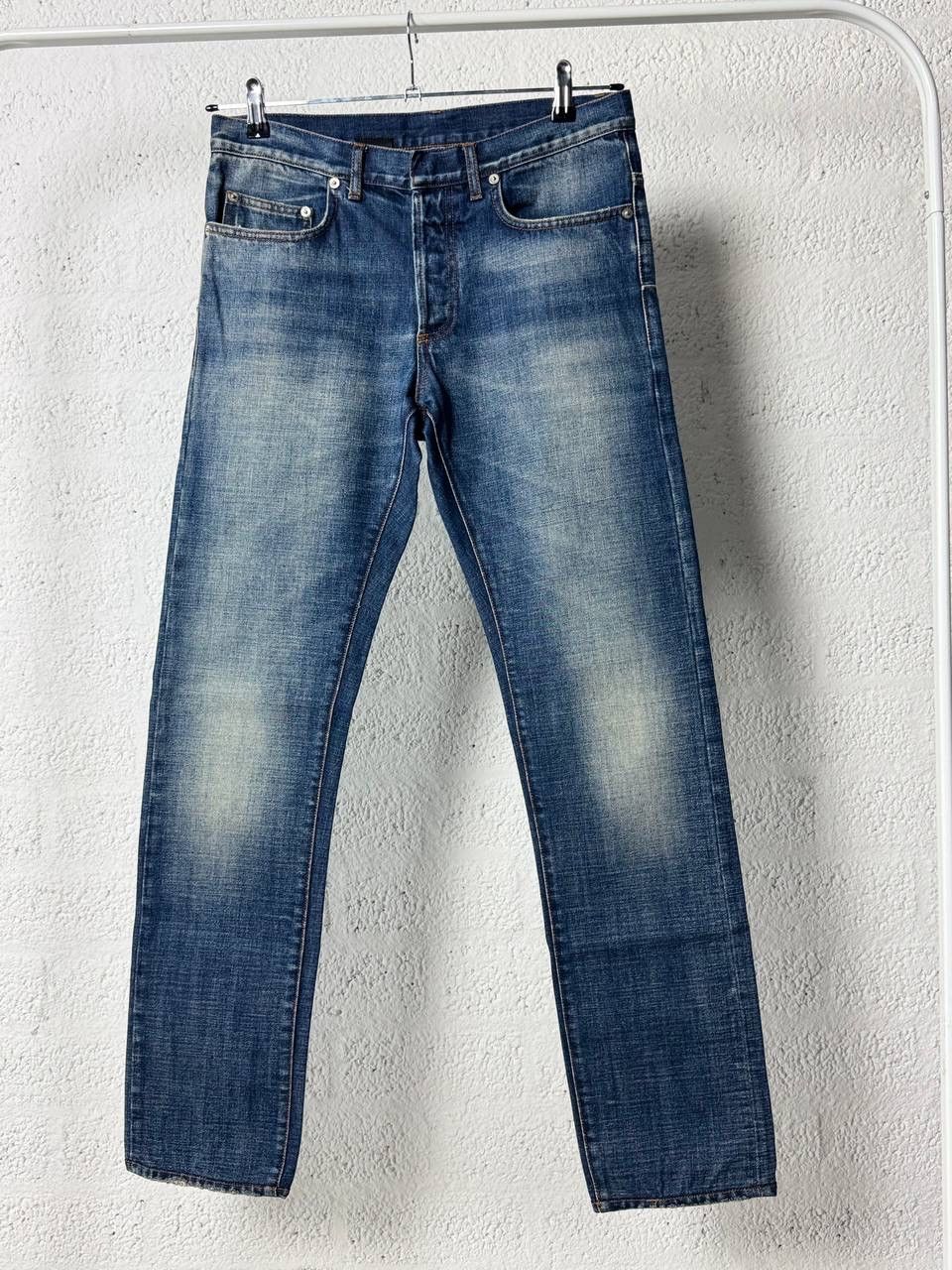 Dior Dior Hedi Slimane Blue Faded Denim Jeans Size US 30 / EU 46 - 8 Thumbnail