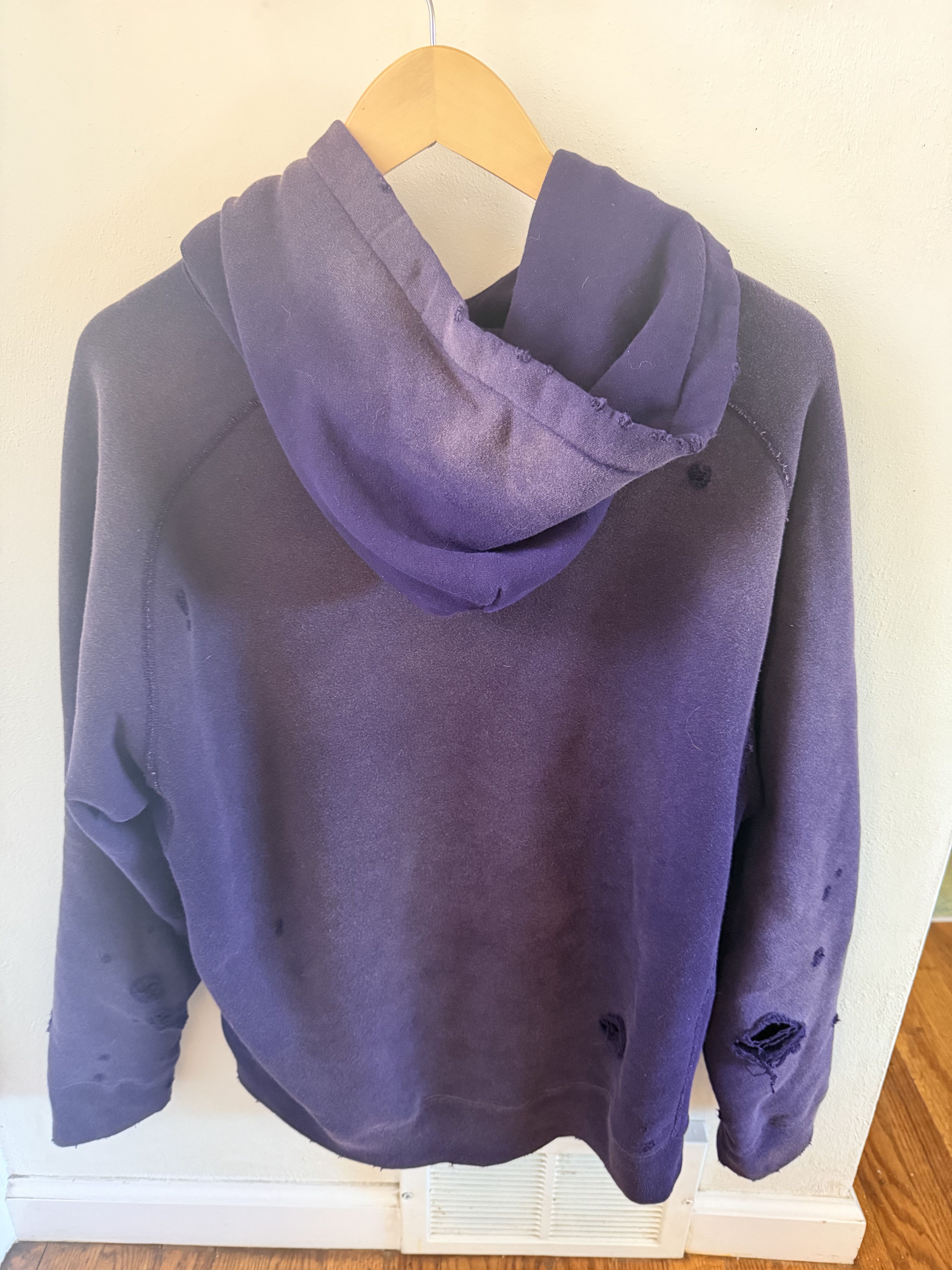 Needles Needles Distressed Hoody Size US S / EU 44-46 / 1 - 2 Thumbnail