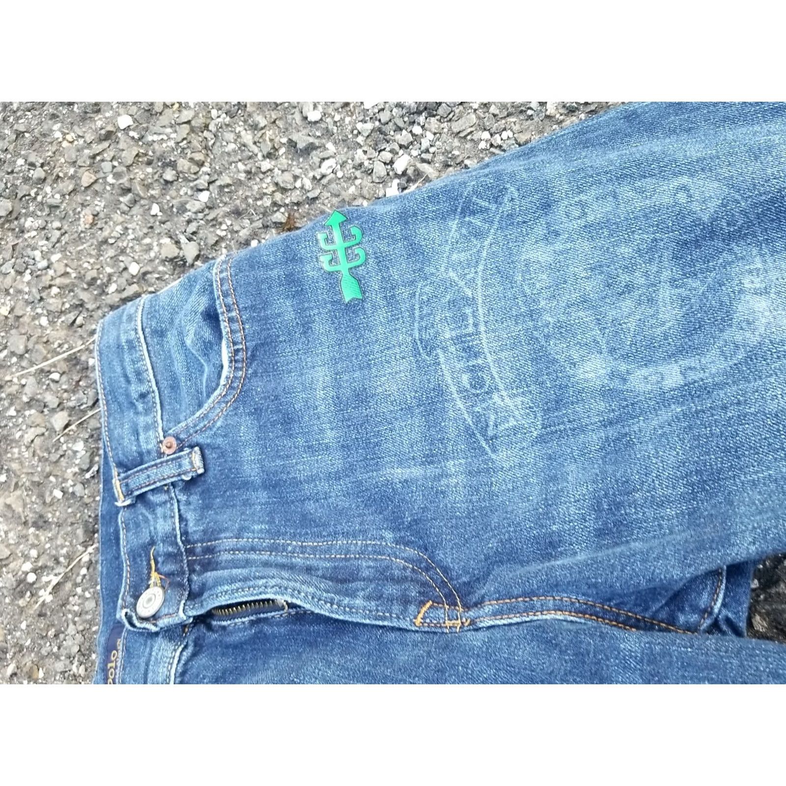 Ralph Lauren Polo Ralph Lauren Jeans Womens 20 Slim Straight Leg Denim 5-Pocket Blue Cotton Blend Size 42" / US 20 - 5 Thumbnail