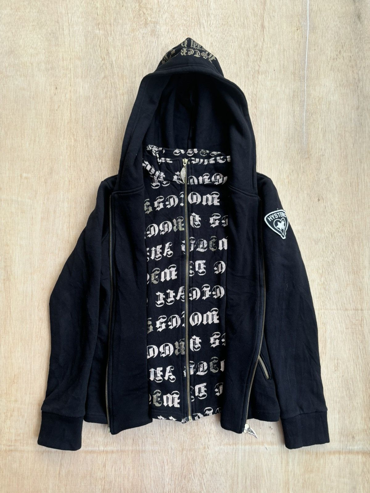Pre-owned Hysteric Glamour X If Six Was Nine Hysteric New Sense Ifsixwasnine Lgb Style Hoodie In Black