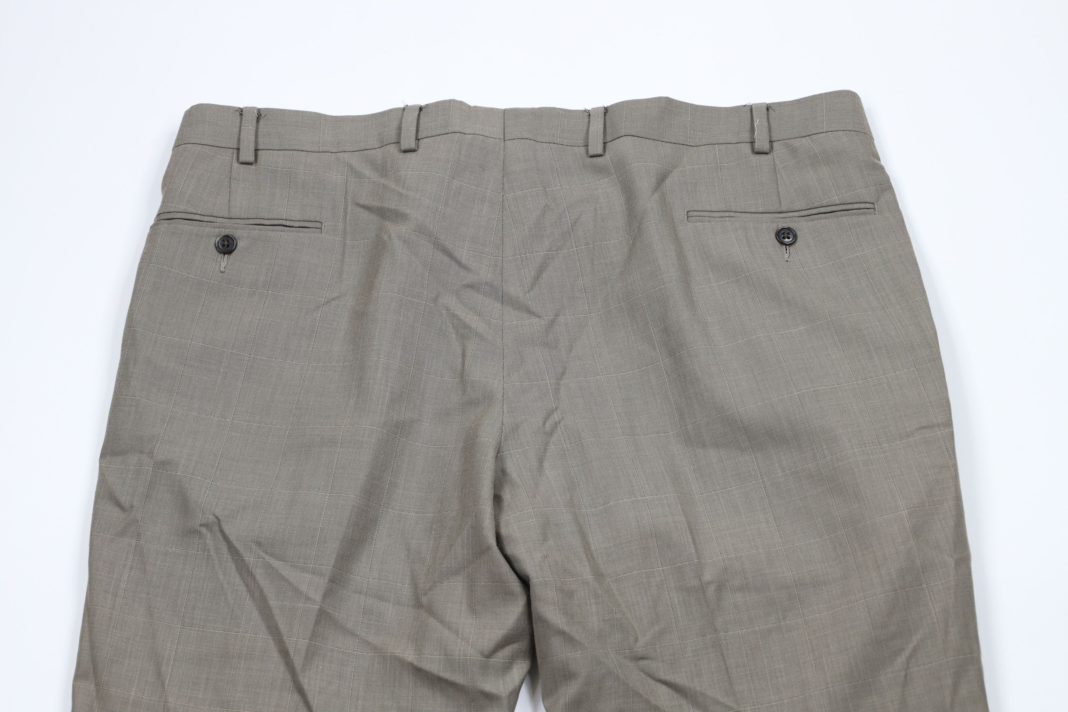 Ralph Lauren × Vintage Vintage Ralph Lauren Wide Leg Chino Pants Trousers Plaid Size US 38 / EU 54 - 8 Thumbnail