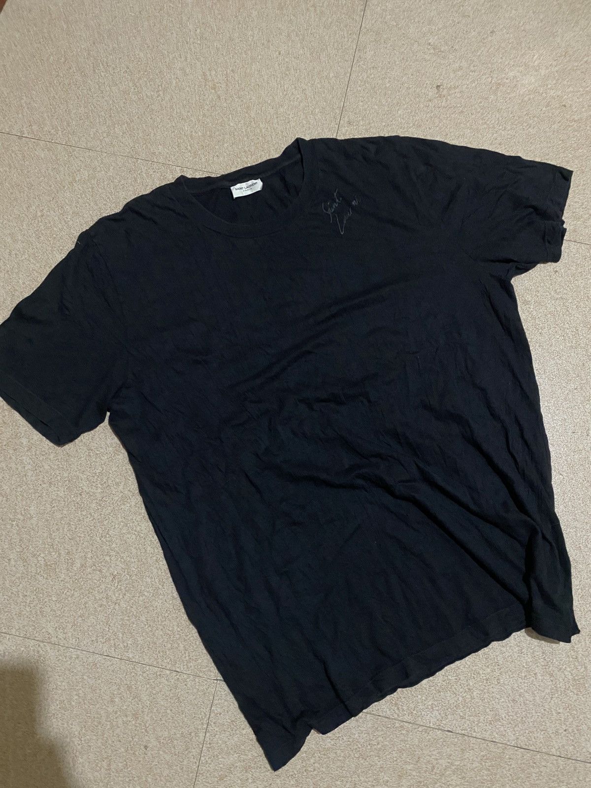 Saint Laurent Paris Saint laurent paris hedi slimane side scrip logo Size US S / EU 44-46 / 1 - 1 Thumbnail
