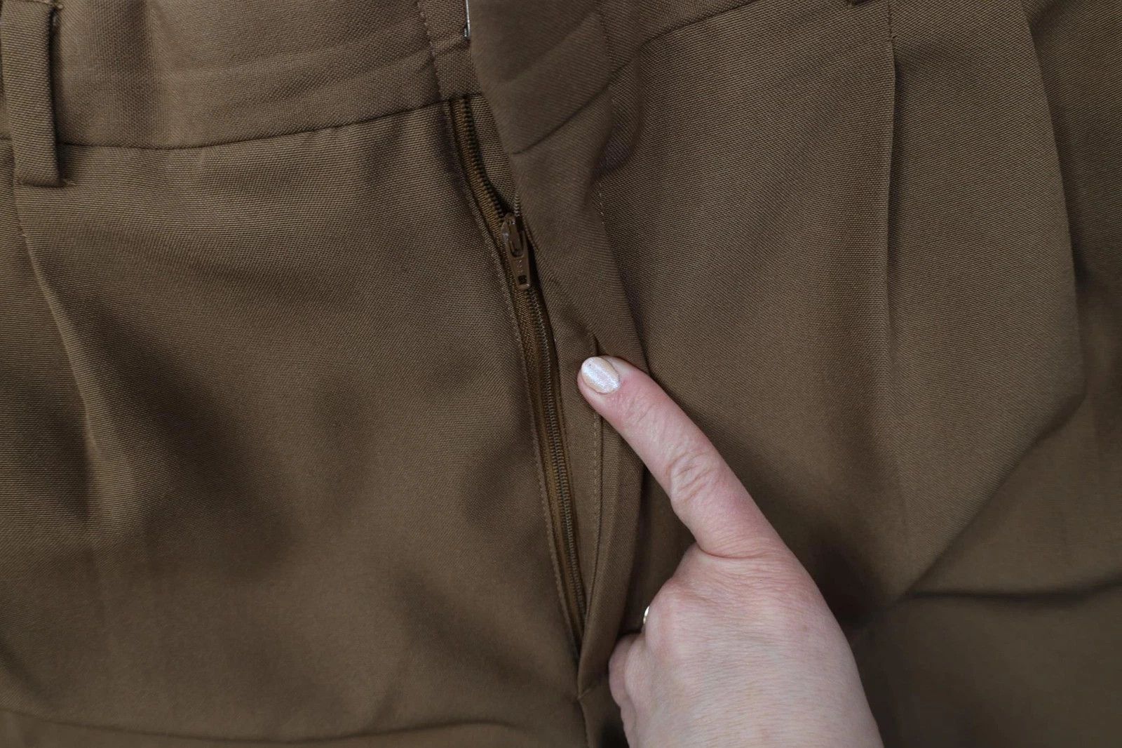 Vintage Vintage 90s Streetwear Knit Wide Leg Chino Pants Brown Size US 38 / EU 54 - 6 Thumbnail
