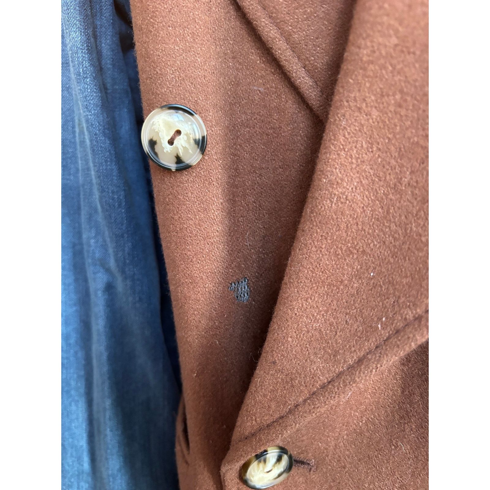 Vintage Elegant Collection Brown Double Breasted Coat Size 44 Size US M / EU 48-50 / 2 - 7 Thumbnail
