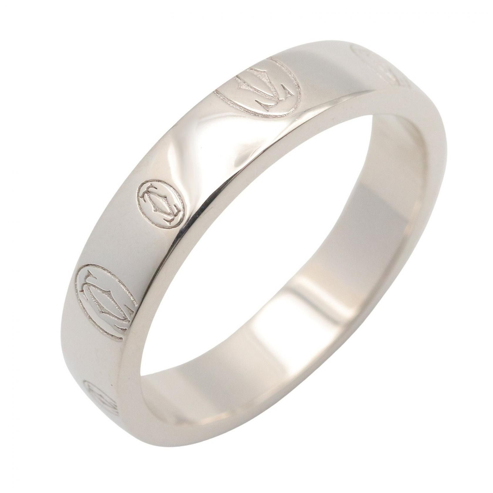 Cartier Cartier Cartier Happy Birthday Au750 White Gold Ring Size 12.5 Precious Metal Ring DUTY FREE for USA Size ONE SIZE - 1 Thumbnail