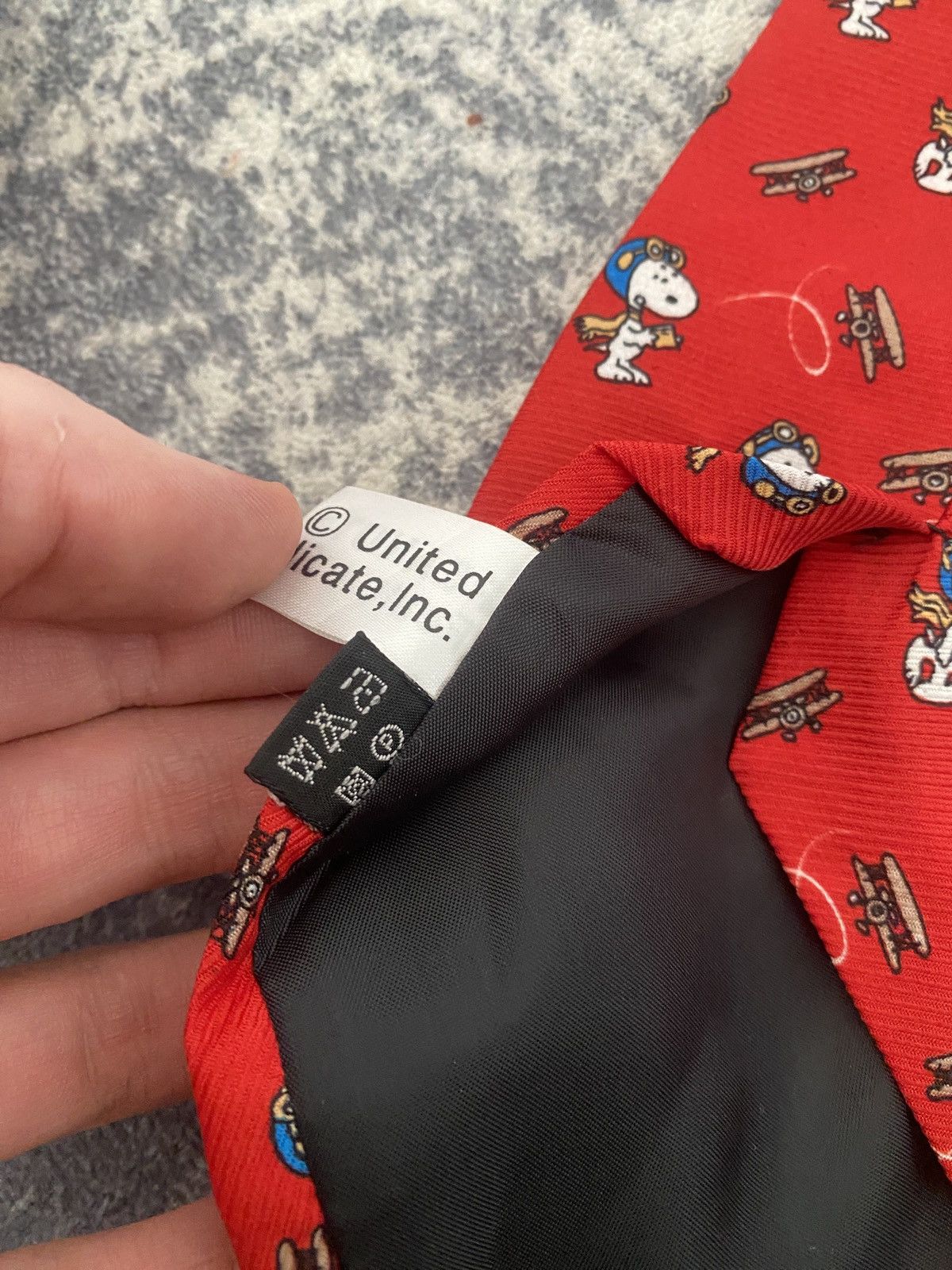 Vintage Vintage penauts snoppy tie Size ONE SIZE - 4 Thumbnail