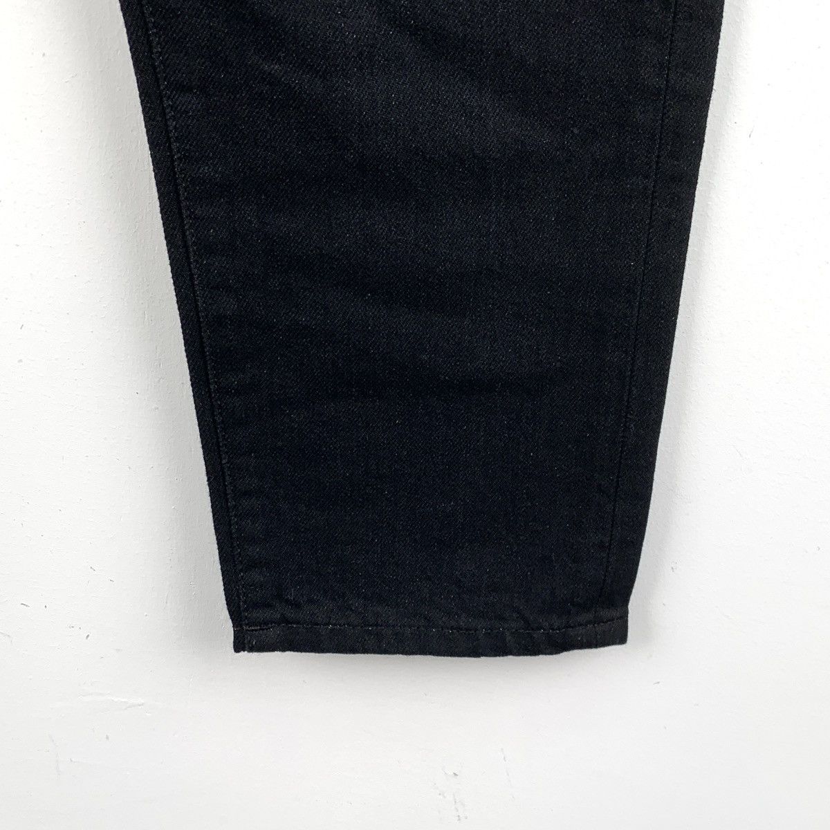 Saint Laurent Paris Saint Laurent Black Cotton Casual Pants K26WX Size 27" / US 4 / IT 40 - 4 Thumbnail
