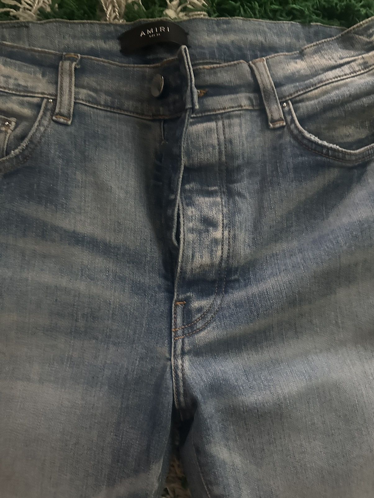 Amiri Amiri Faded Blue Jeans Size US 34 / EU 50 - 2 Thumbnail