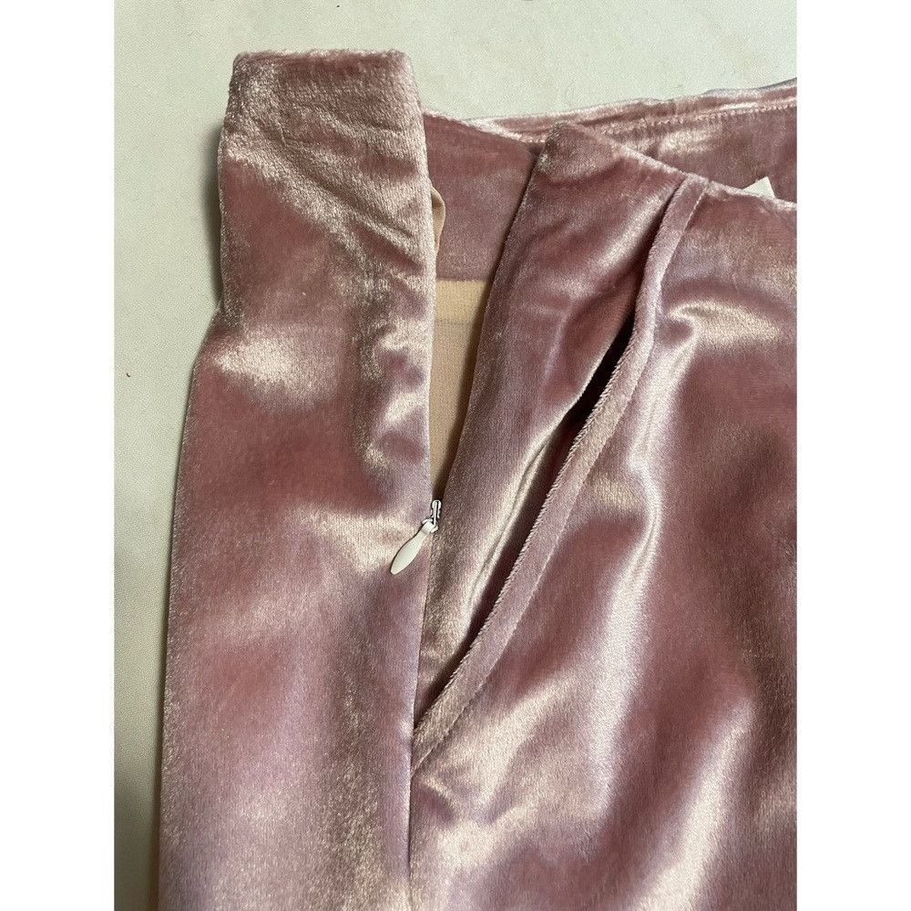Other NWT New Vivienne Hu Velvet Pink Pants Size 8 Size 30" / US 8 / IT 44 - 5 Thumbnail