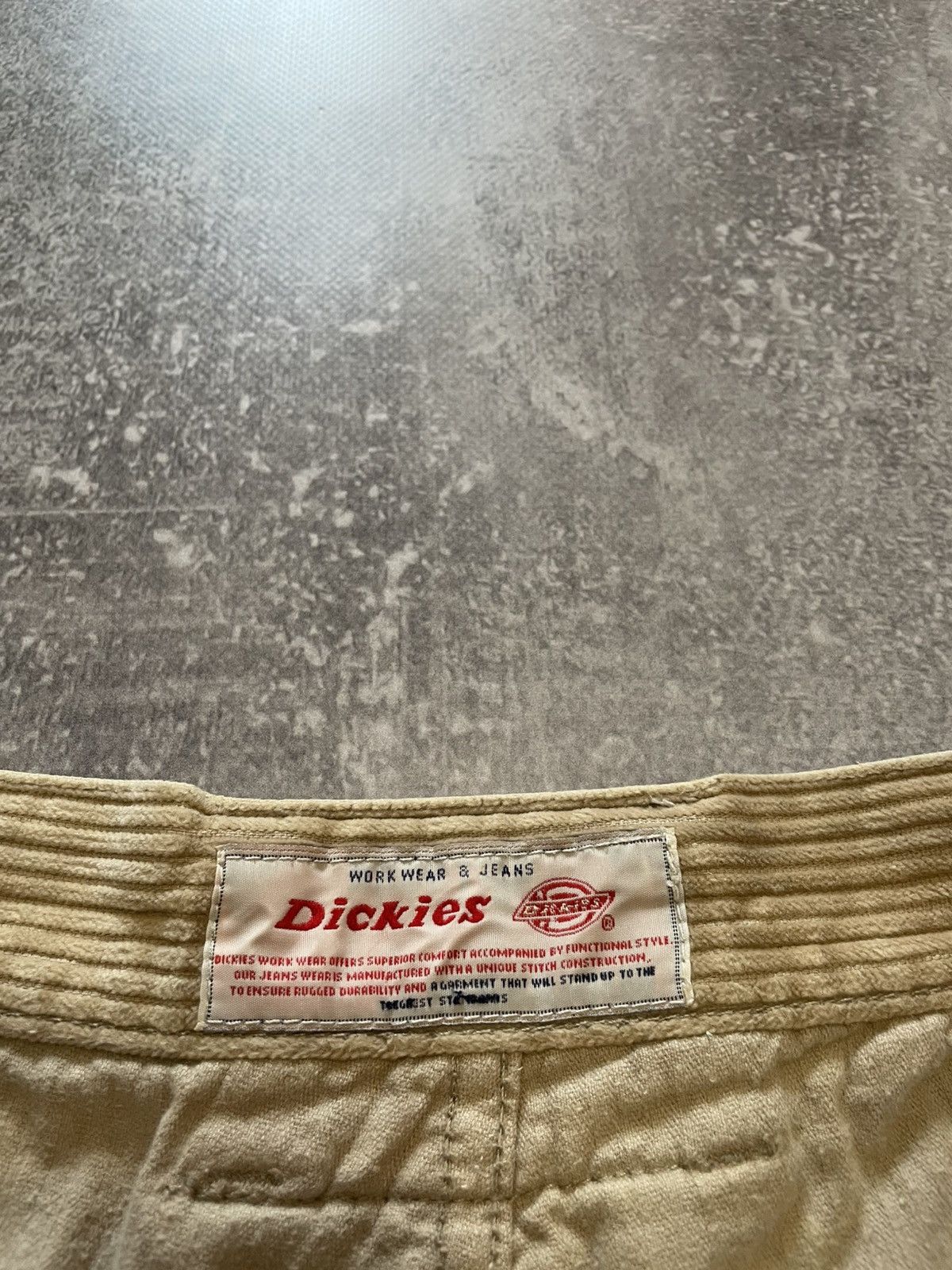 Dickies × Vintage Vintage Dickies Baige Velvet Big Daddy Buggy Shorts 34 Size US 34 / EU 50 - 8 Thumbnail