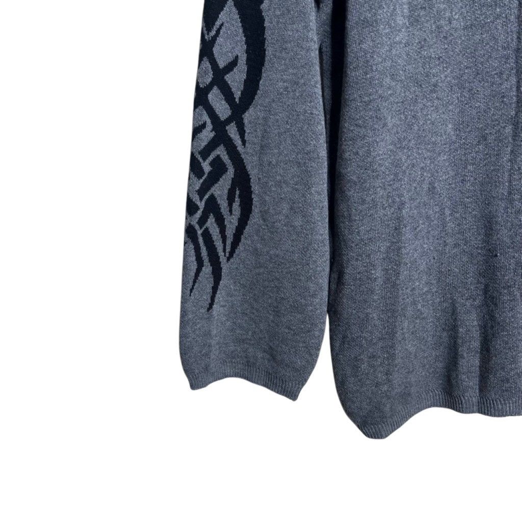 Vintage Vintage 90s Morbid Threads Tribal Print Sweater Made In USA Size US L / EU 52-54 / 3 - 3 Thumbnail