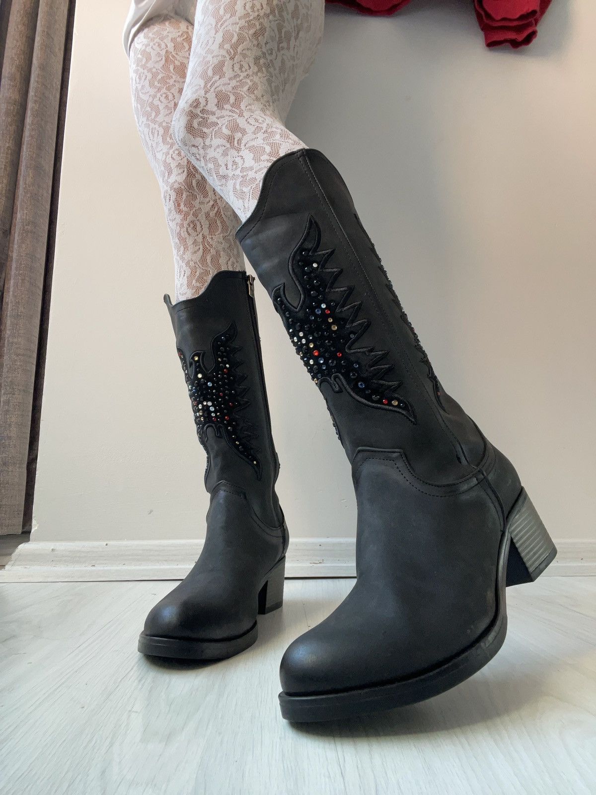 Vintage y2k leather boots Size US 9 / IT 39 - 5 Thumbnail