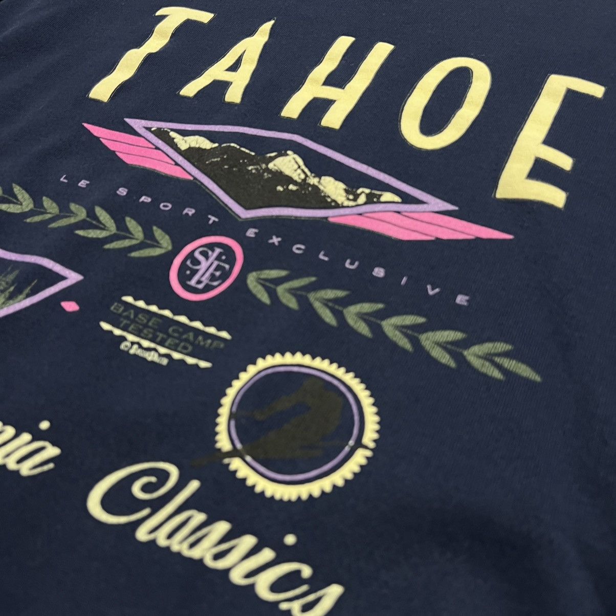 Hanes Vintage Lake Tahoe Ski Sweatshirt Crewneck 90s Heavyweight Size US L / EU 52-54 / 3 - 6 Thumbnail