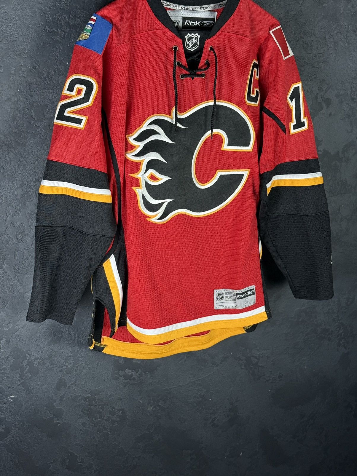 Reebok Vintage Rebook NHL Calgary Flames #12 Jarome Iginla Jersey Size US S / EU 44-46 / 1 - 6 Thumbnail