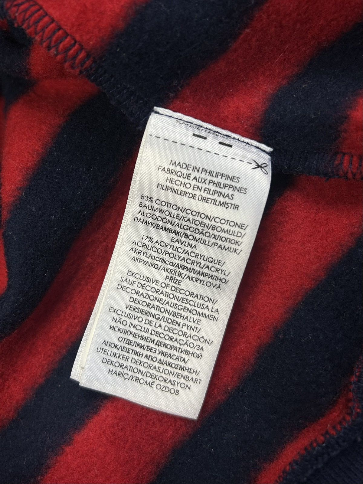 Polo Ralph Lauren rare Polo Ralph Lauren Cross Flags Striped Hoodie Vintage M Size US M / EU 48-50 / 2 - 8 Thumbnail