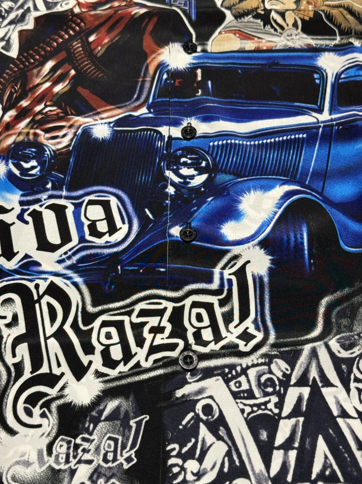 Other Rare Vintage Viva La Raza All Over Print Shirt Size US L / EU 52-54 / 3 - 6 Thumbnail