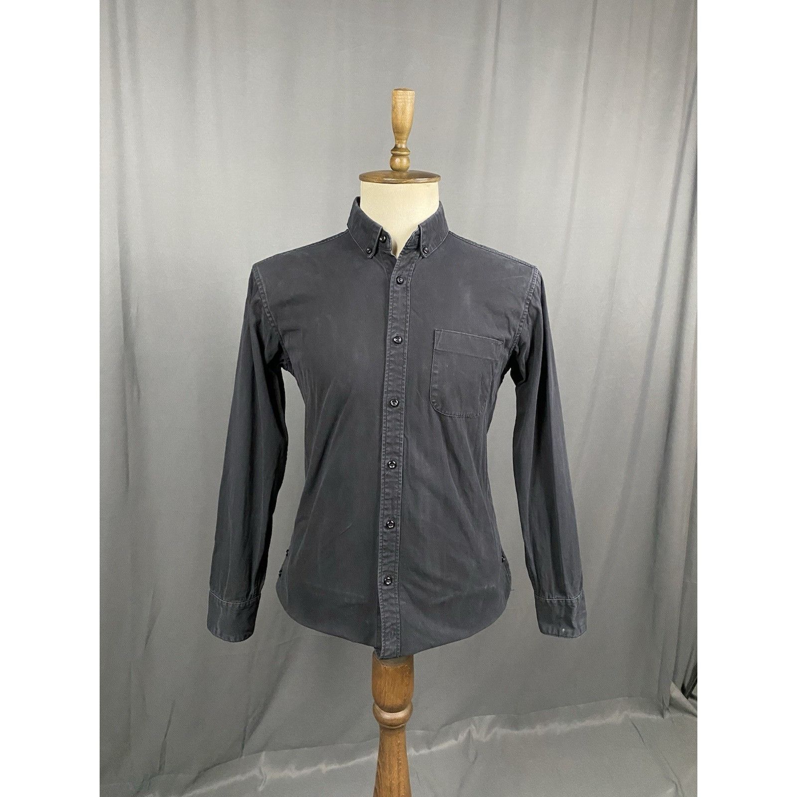 Kith Kith Garment Dyed Men's Black Denim Overshirt Jacket Size M Size US M / EU 48-50 / 2 - 1 Thumbnail
