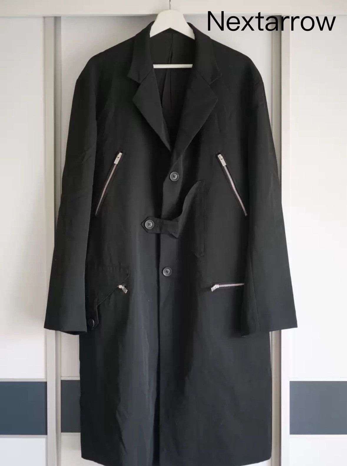 Yohji Yamamoto 19aw Multi Pocket Zipper Coat
