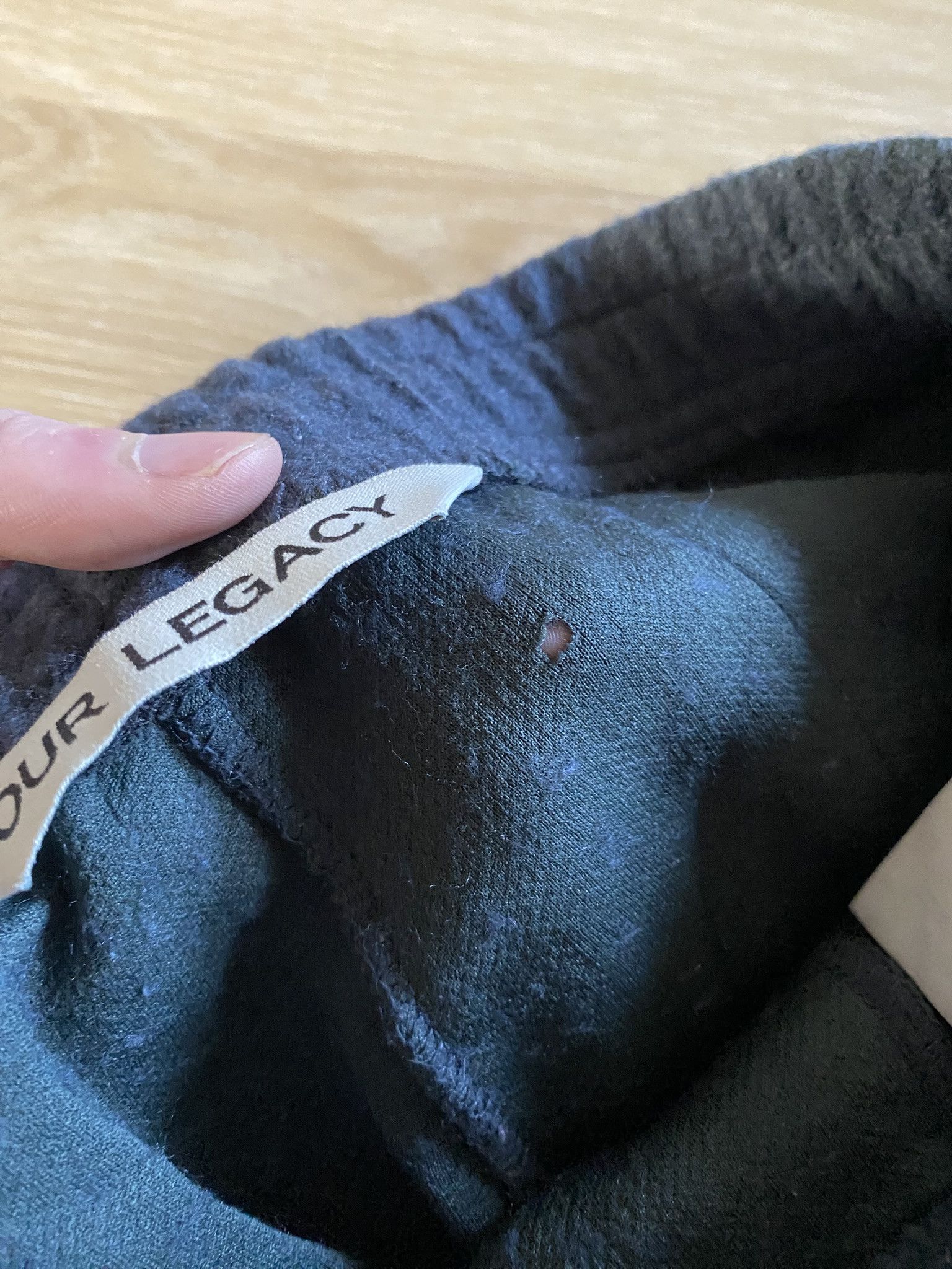 Our Legacy Italian Virgin Wool - Graphite Curl - Track Pants Size US 28 / EU 44 - 11 Thumbnail