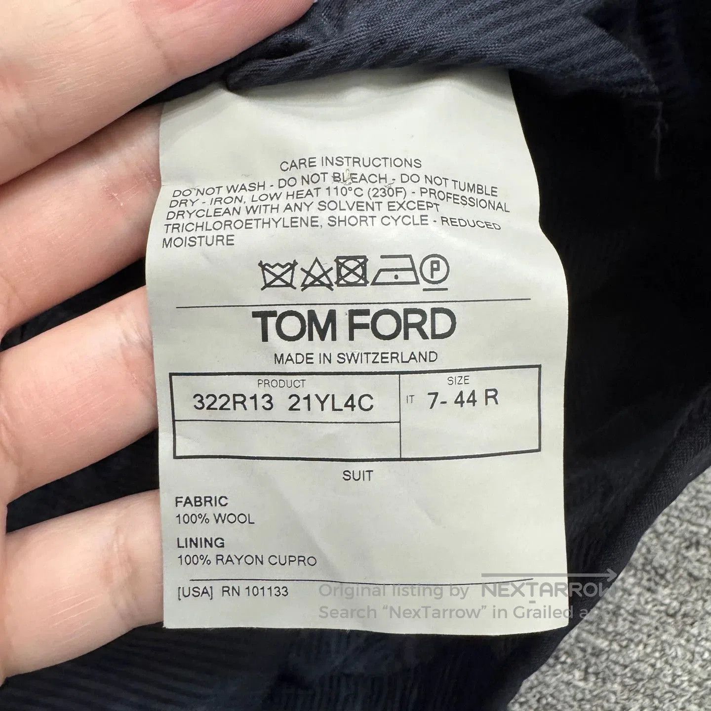 Tom Ford Black Straight. Size US 28 / EU 44 - 3 Thumbnail