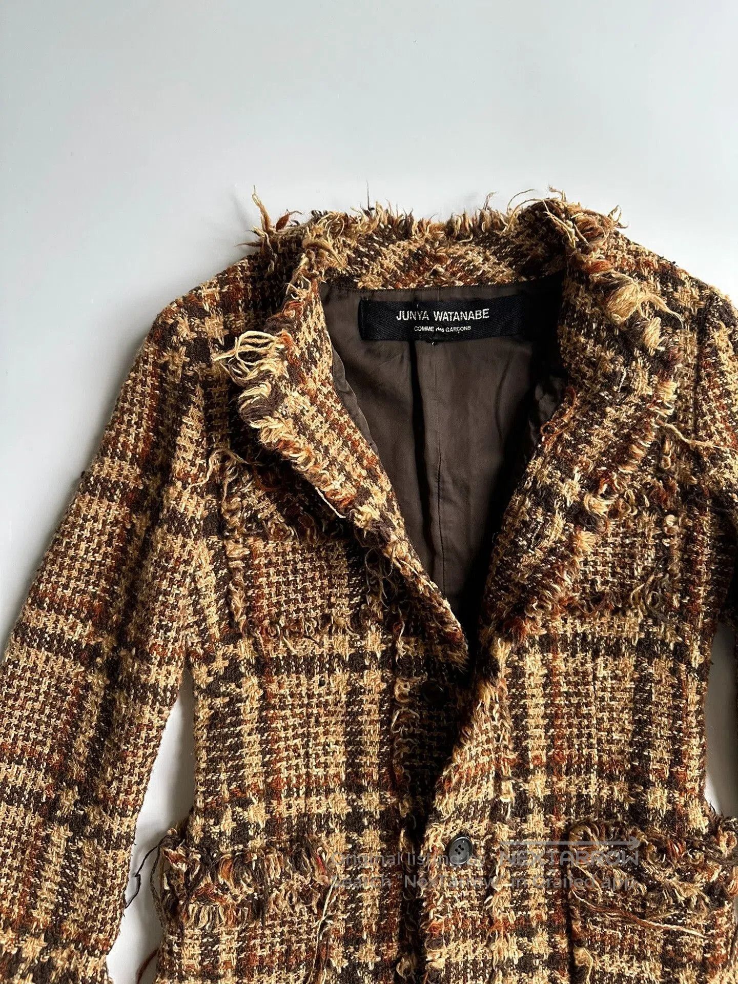 Junya Watanabe Junya Watanabe CDG Tweed Long Jacket. Size US S / EU 44-46 / 1 - 4 Thumbnail