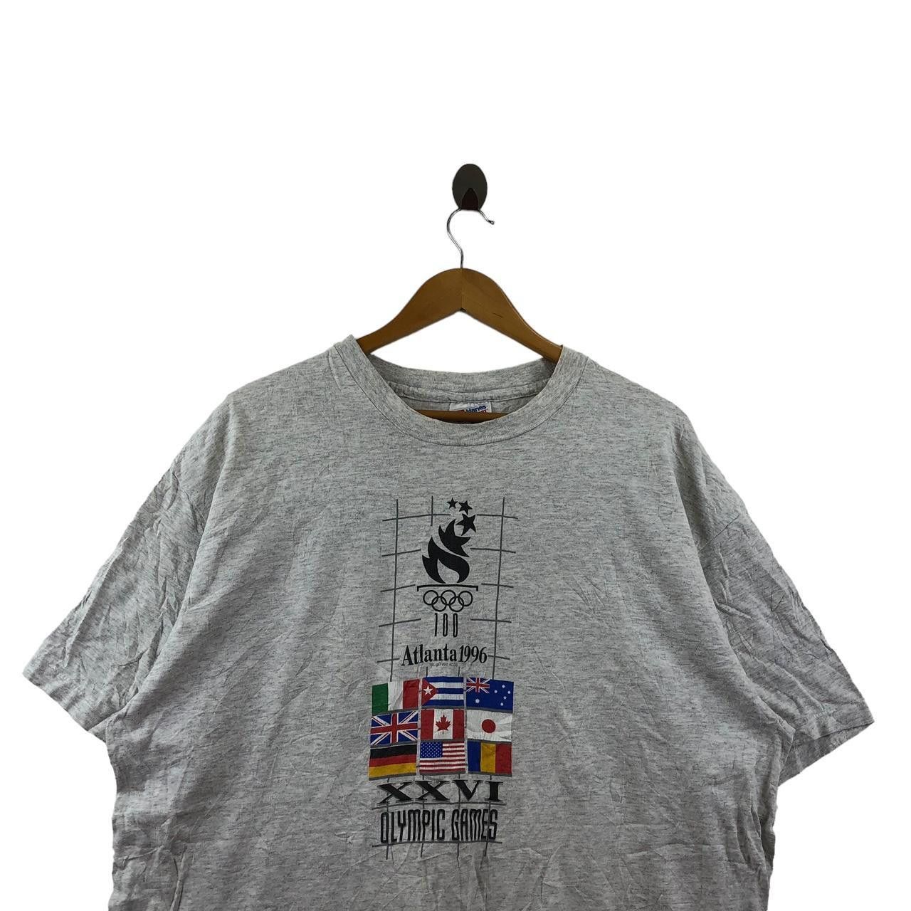 Vintage Vintage 1996 OLYMPIC GAMES ATLANTA National Flags Tee Shirt Size US XL / EU 56 / 4 - 3 Thumbnail