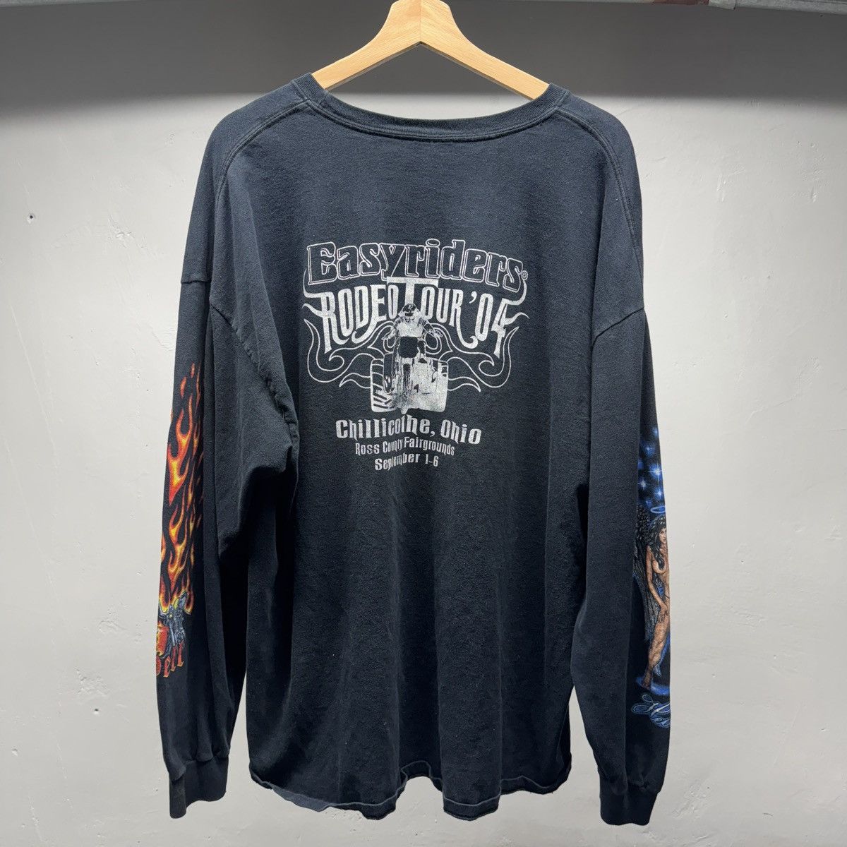 Vintage Easyriders Heaven or Hell Flame Shirt ERD Grunge WCC Chrome Size US XXL / EU 58 / 5 - 2 Thumbnail