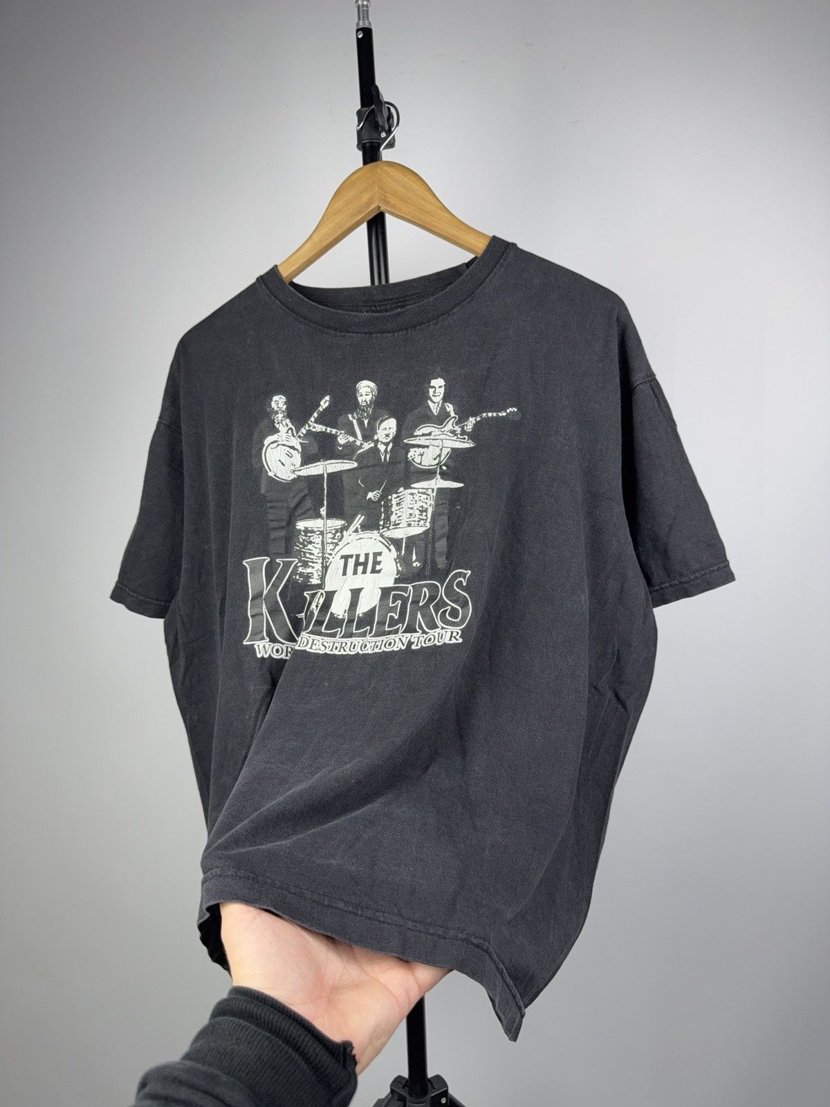 Vintage Vintage 90s The Killers Parody Dictators Graphic T-Shirt Size US M / EU 48-50 / 2 - 2 Thumbnail