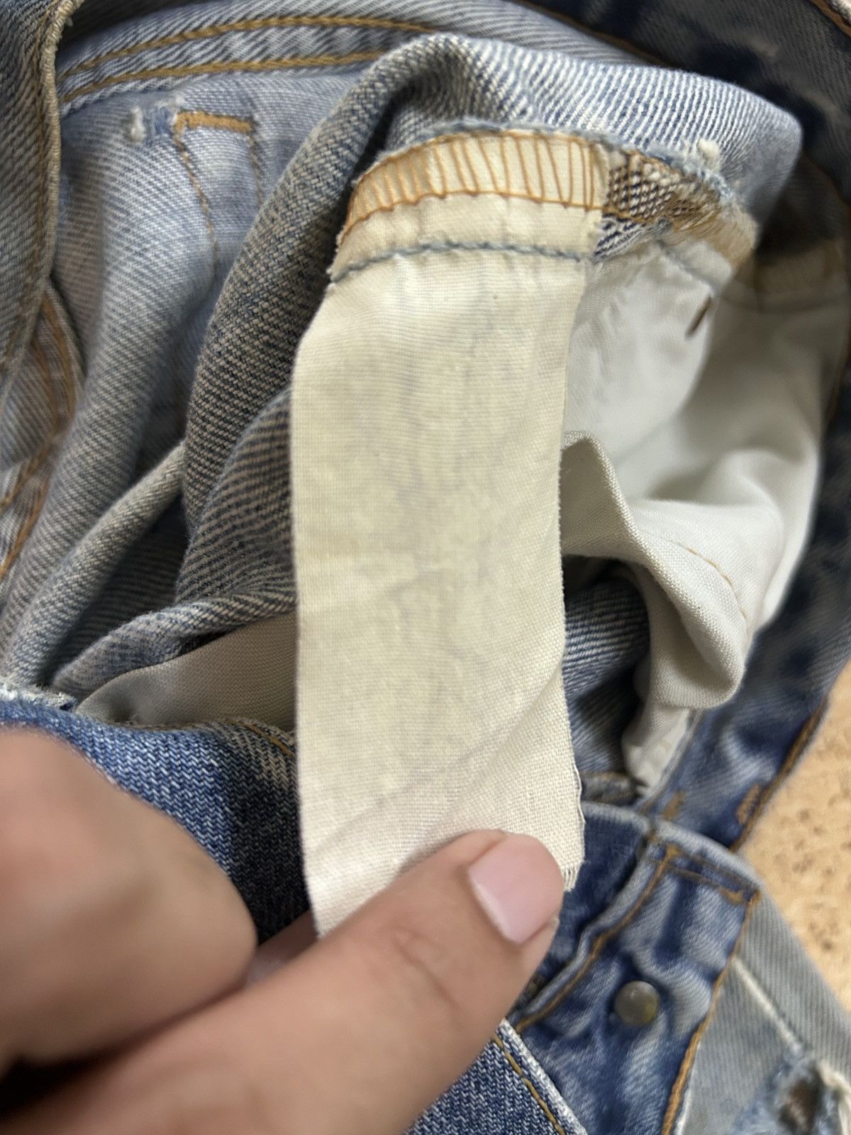 Levi's × Levi's Vintage Clothing × Vintage Vintage LEVI STRAUSS & CO 577 Trashed Distressed Denim Size US 28 / EU 44 - 10 Thumbnail