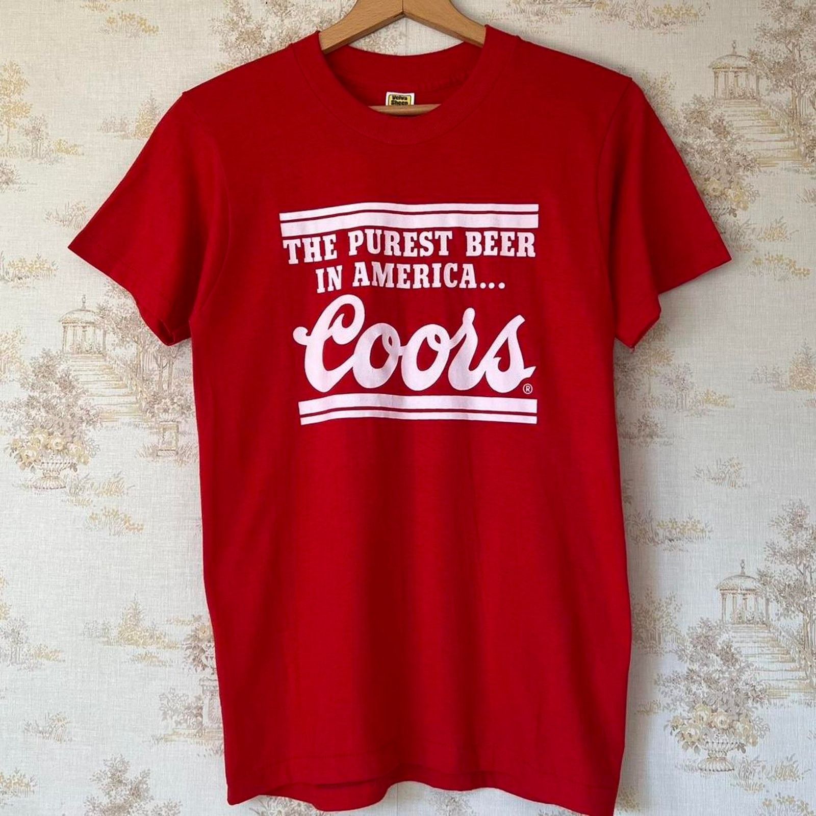Velva Sheen 1980s Velva Sheen Coors Promo T-Shirt | Vintage Beer | M Size US M / EU 48-50 / 2 - 1 Thumbnail