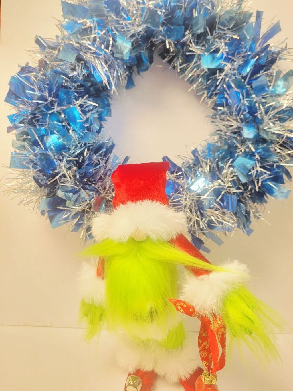 Handmade Handmade Grinch Santa Gnome, 18.5" Holiday Decor, Luxury Size ONE SIZE - 4 Thumbnail
