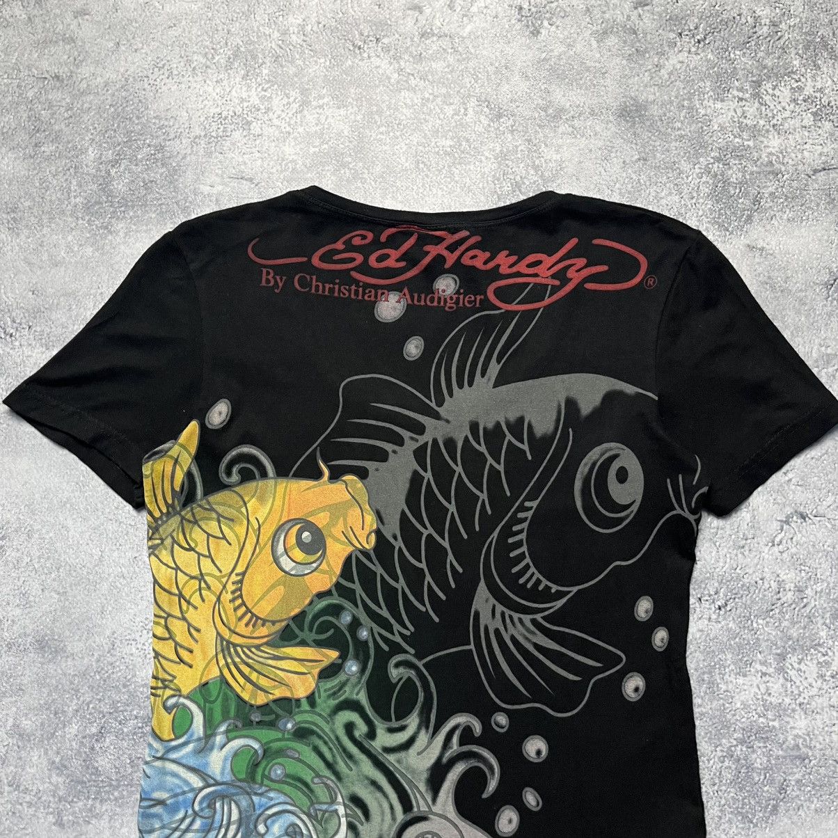 Ed Hardy Vintage Ed Hardy Christian Audigier All Over Print Tatoo Tee Size XL / US 12-14 / IT 48-50 - 13 Thumbnail