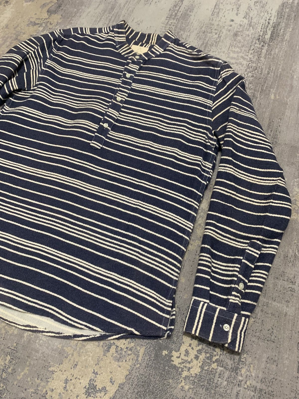 Japanese Brand Japanese Brand Rover Striped Kapital Style Pullover Shirt Size US L / EU 52-54 / 3 - 4 Thumbnail