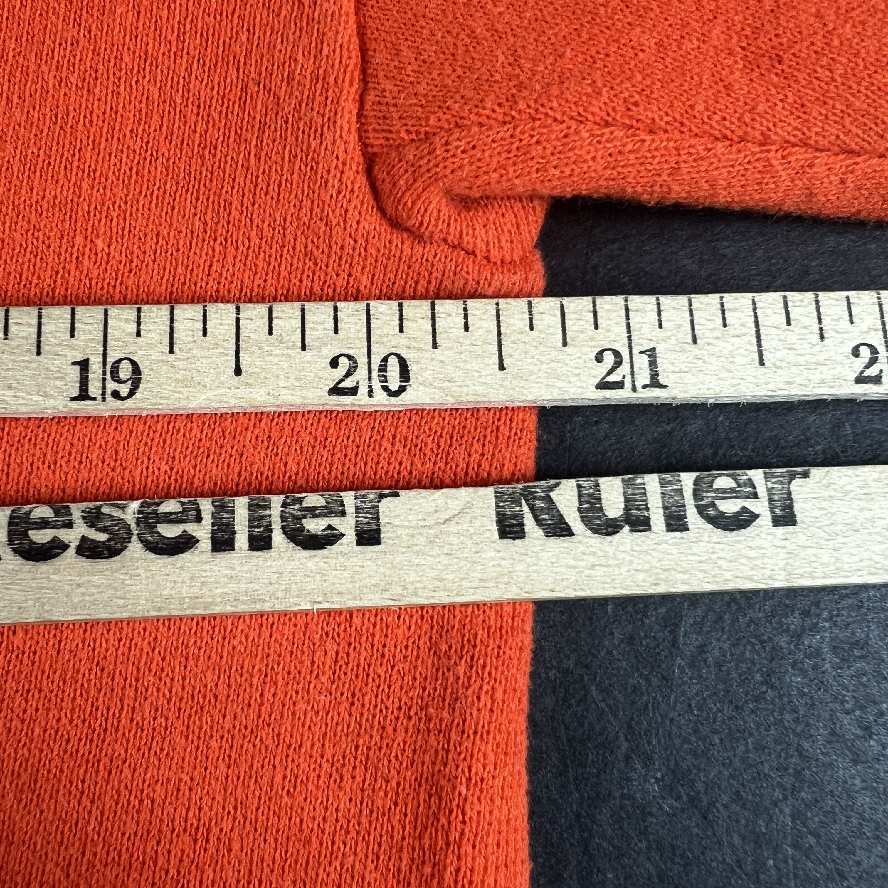 Jerzees × NFL × Vintage VTG 80s Chicago Bears Football Sweatshirt Orange Crewneck Size US M / EU 48-50 / 2 - 13 Thumbnail