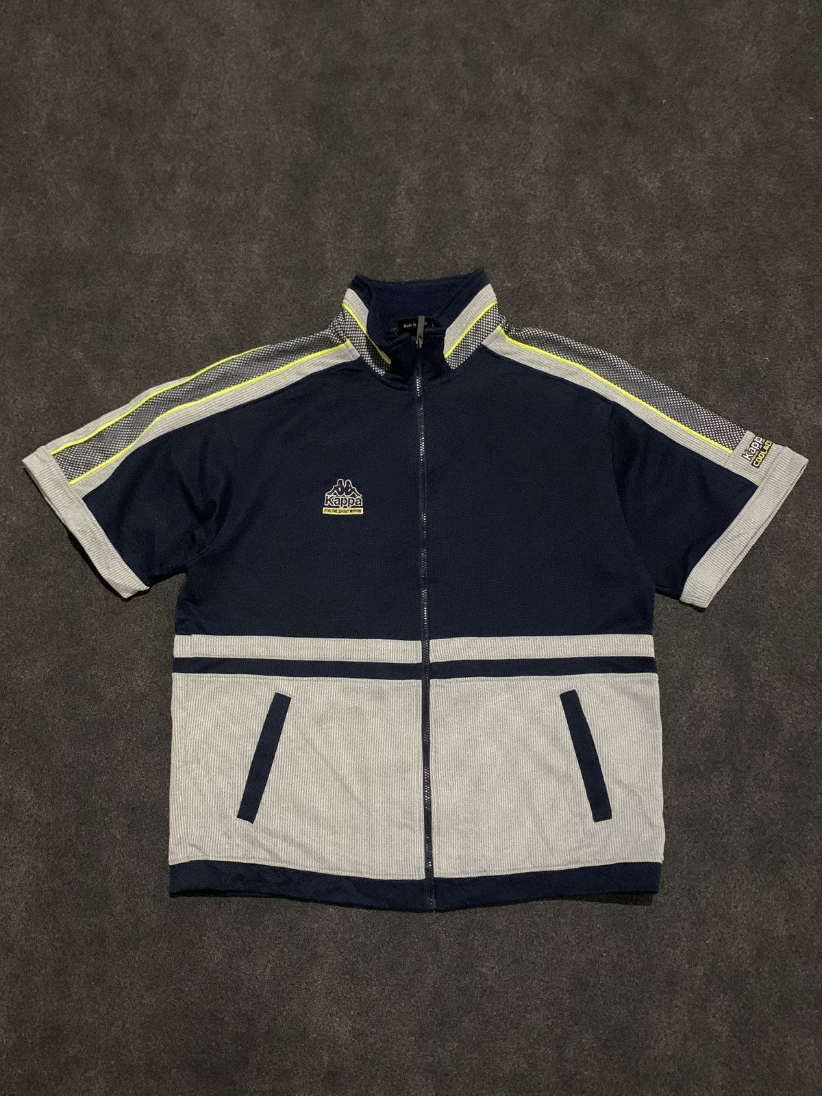 Kappa Vintage Kappa Japan Short Sleeve Track Jacket "COOL & DRY Size US M / EU 48-50 / 2 - 2 Thumbnail