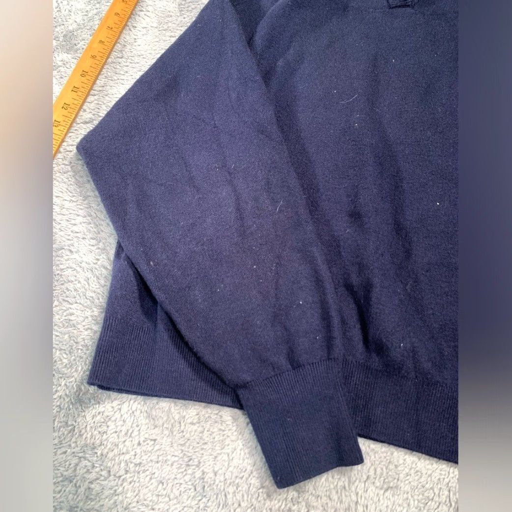 Vintage Maeve Navy Blue Hooded Sweater Womens S Pullover Knit Anthropologie Blue Hooded Pullover Knit Navy Blue Maeve Women Size S / US 4 / IT 40 - 2 Thumbnail