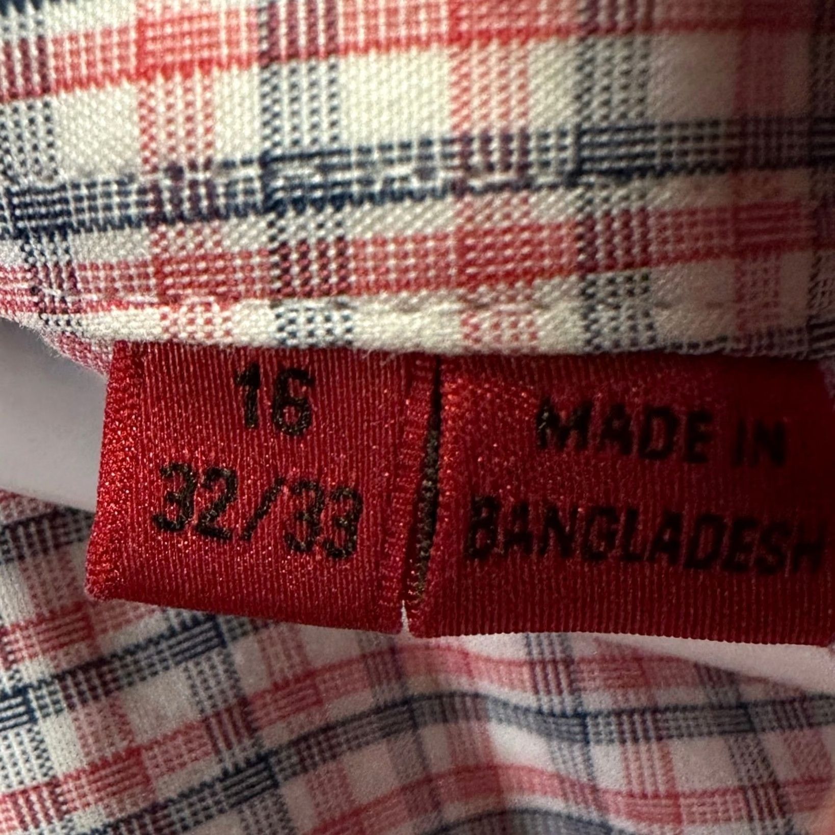 Hugo Boss Hugo Boss Shirt Dress Mens 16 32-33 Blue Red Plaid Long Sleeve Button Up Shirt XXXXXX Size 42R - 5 Thumbnail