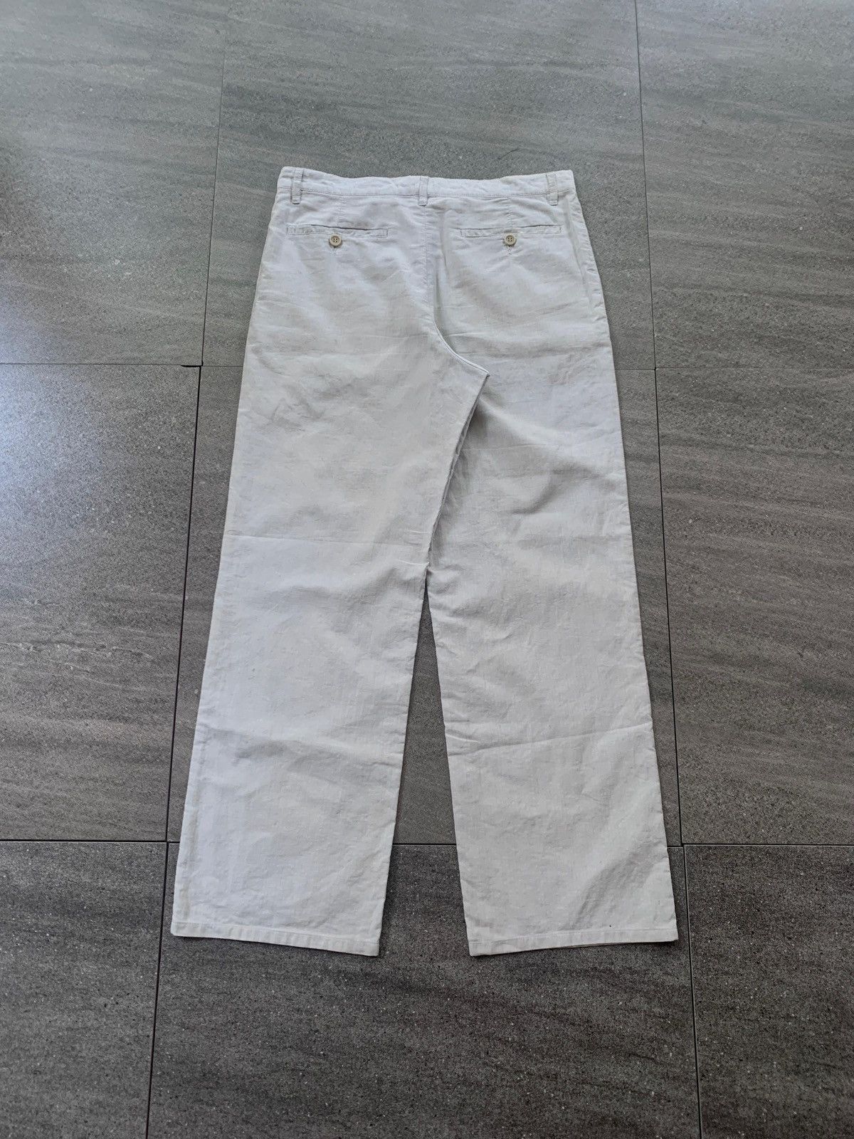 Hussein Chalayan FREE TAX! 2000s Striped Wideleg Trousers Size US 32 / EU 48 - 7 Thumbnail