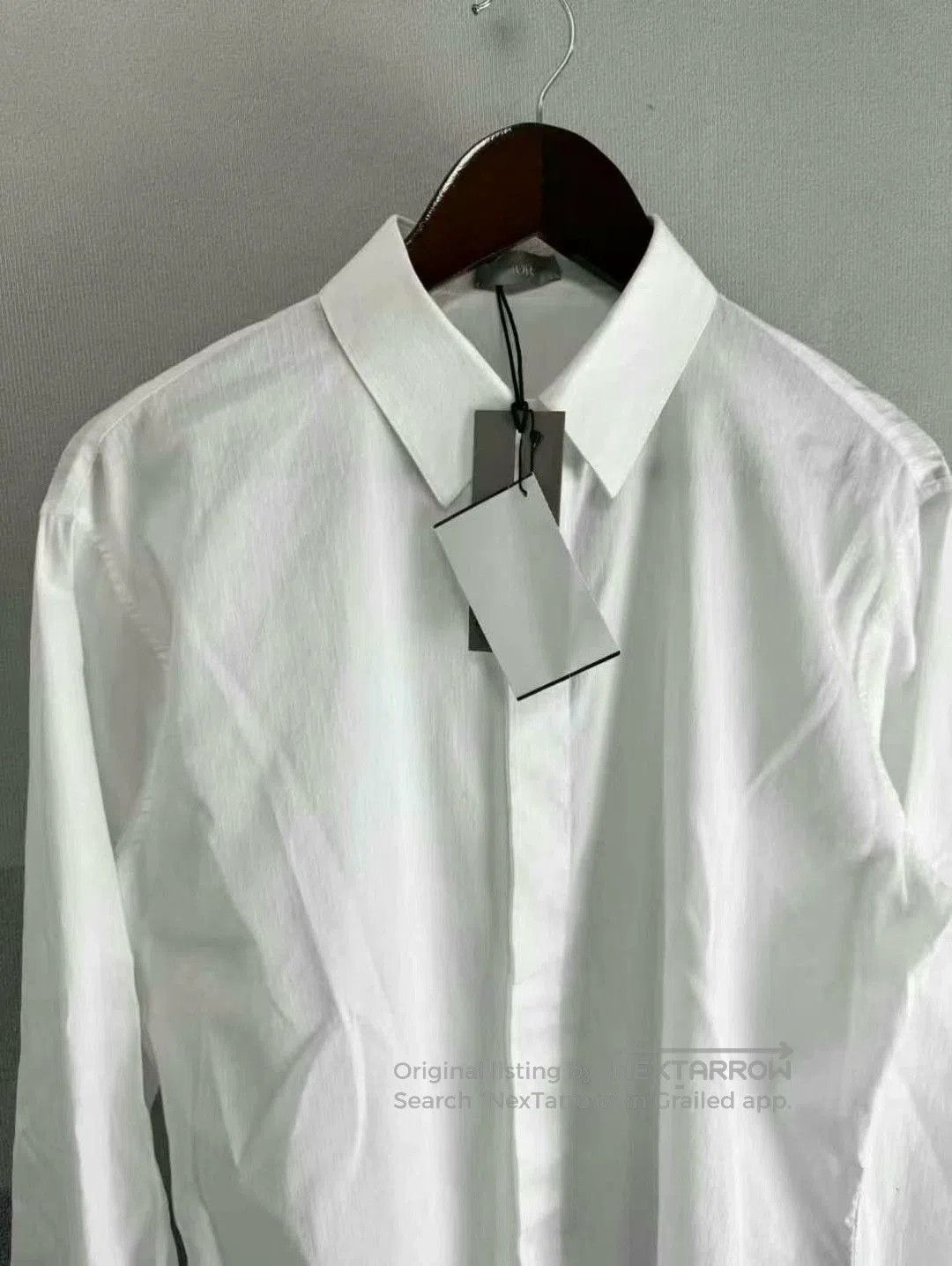 Dior Dior White Printed Long Sleeve Shirt. Size US L / EU 52-54 / 3 - 2 Thumbnail