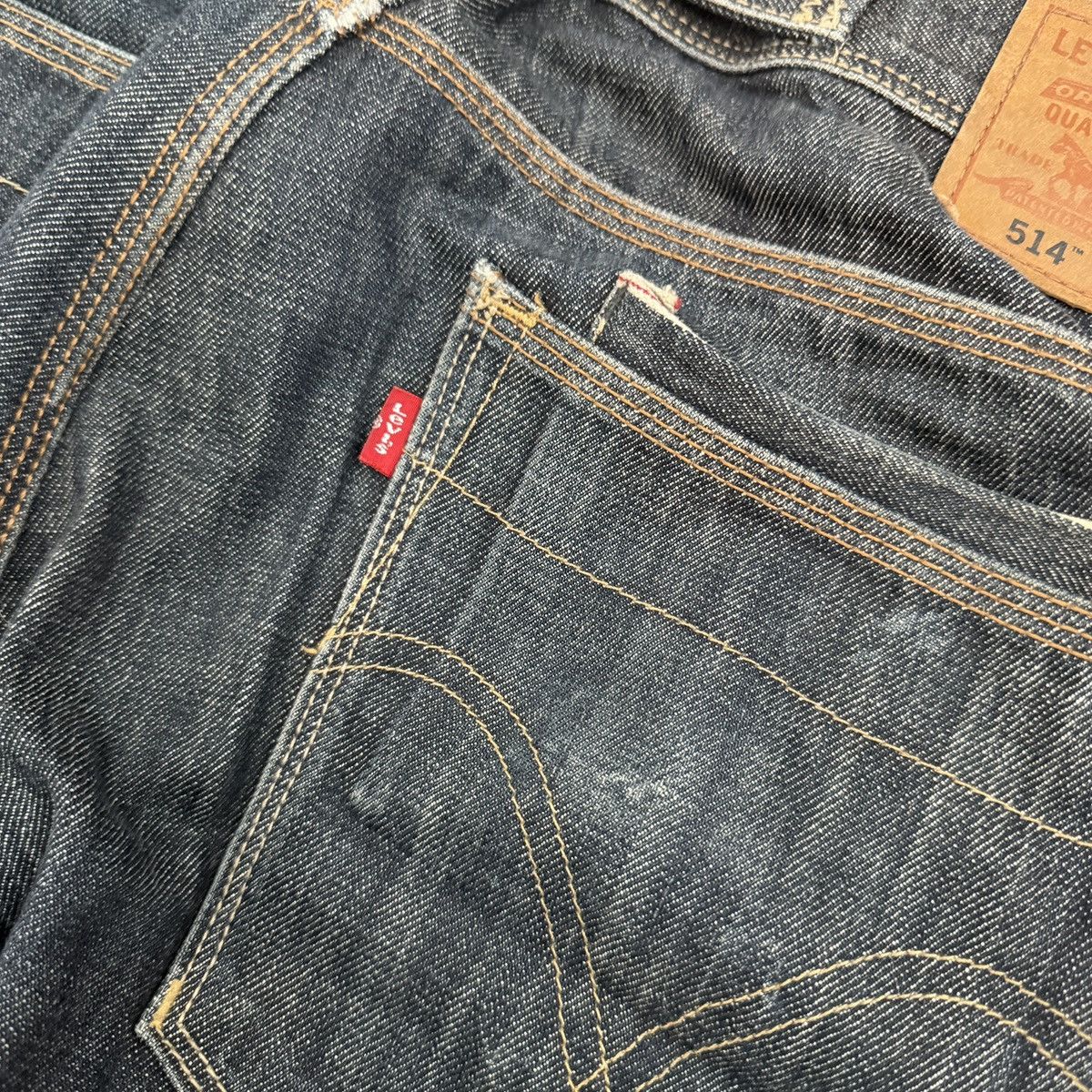 Levi's Levi’s 514 Selvedge Slim Straight Jeans Size US 36 / EU 52 - 6 Thumbnail
